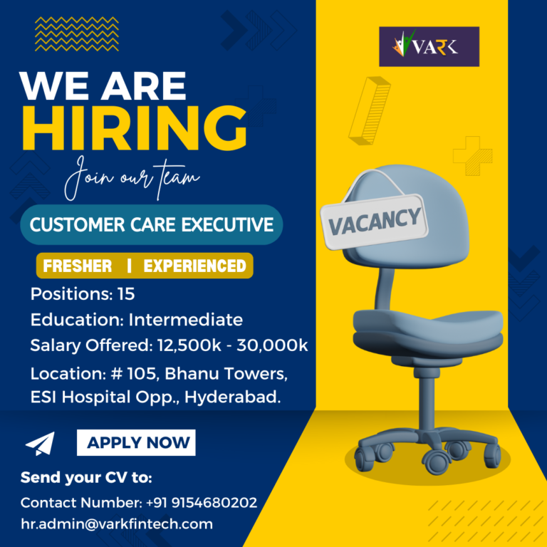Hiring for Customer Care executive